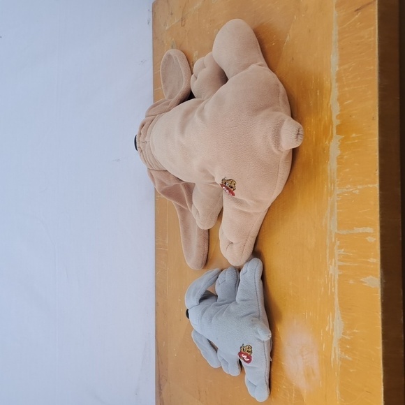 Vintage lot of 2 Tonka Pound Puppies collectible plush stuffed animals - Picture 3 of 9